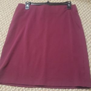 Maroon Skirt